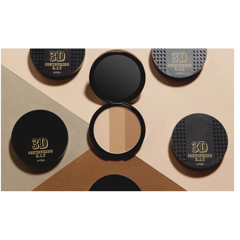 Phấn tạo khối A'Pieu 3D Contouring KIT 9g (Màu 01 cho da sáng)