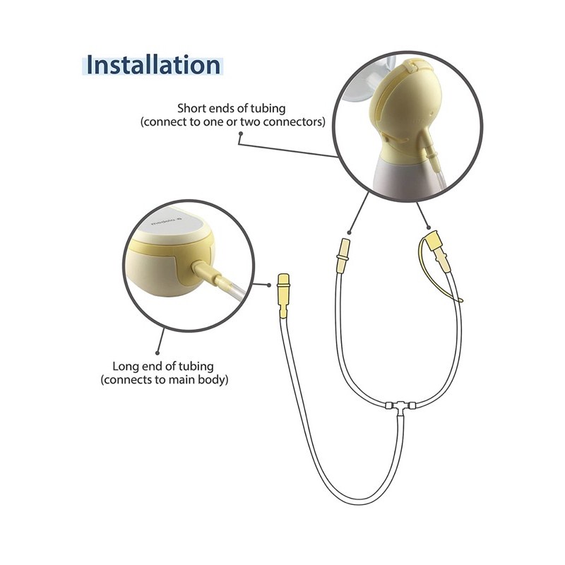 Dây Hút Sữa Medela Freestyle Flex Thương Hiệu Maymom, Không Chứa BPA, An Toàn 100%, Vệ Sinh Dễ Dàng (1 dây)