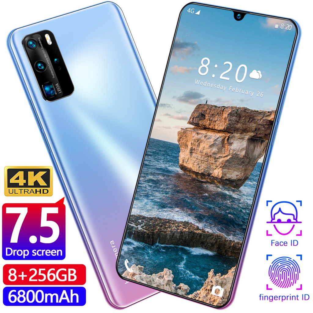 Điện thoại P48 Pro 2021 điện thoại di động hợp pháp bán lớn điện thoại thông minh chính thức ban đầu 5G thẻ kép