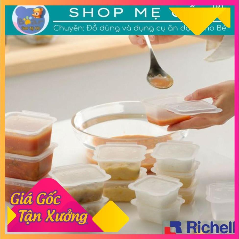 Bộ chia thức ăn Richell trữ đồ ăn dặm cho bé