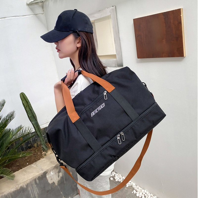 Túi Xách Du Lịch Sức Chứa Lớn Có Ngăn Đựng Giày Tiện Lợi