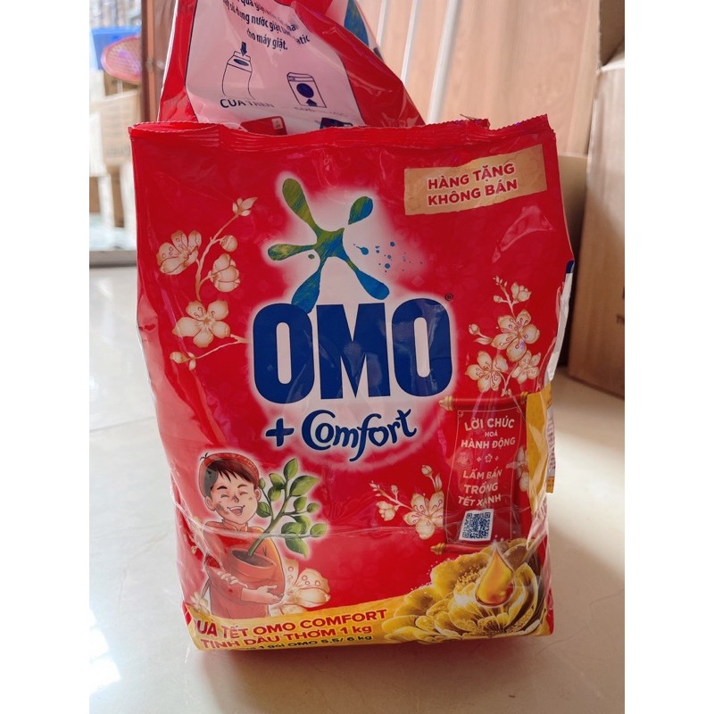 Bột giặt tay omo 6kg và 5,5 kg hương comfor