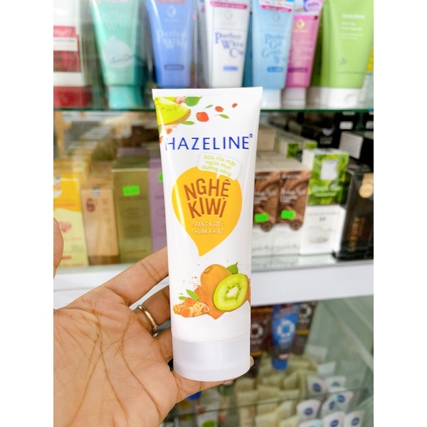 sữa rửa mặt nghệ kiwi hazeline