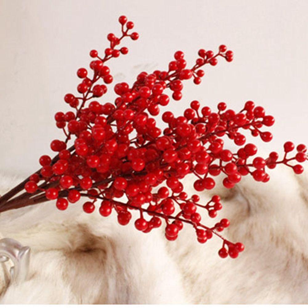 YIYU Bột Vàng / Đỏ May Mắn Nhân Tạo Để Bàn Trang Trí Nhà Dịp Giáng Sinh