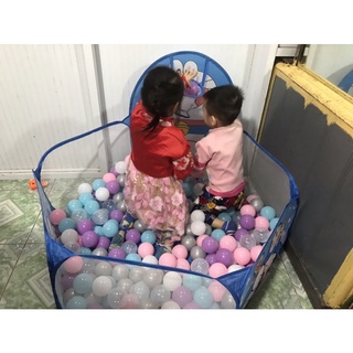 Bóng Nhựa Nhiều Màu 50-100 Quả Cho Bé