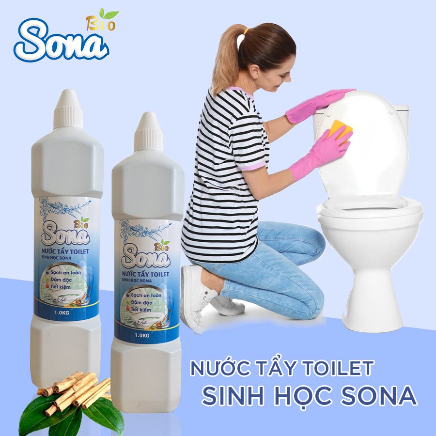 Tẩy Rửa Toilet hương QUẾ, Mùi Hương Dễ Chịu, Sạch Bong, Ngừa Vi Khuẩn 1kg