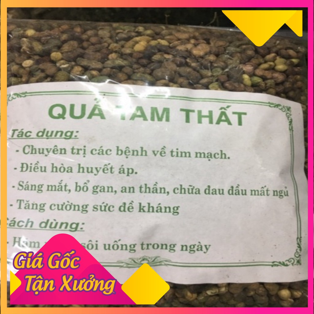 [Hàng Cao Cấp] Quả tam thất Tây Bắc quả tam thất đều đẹp hàng chuẩn Tây Bắc - Dược Liệu Quý