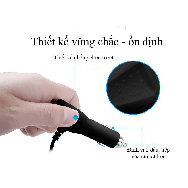 Cốc chia sạc Hyundai HY-18 chất lượng cao (2 tẩu tròn 3 USB)