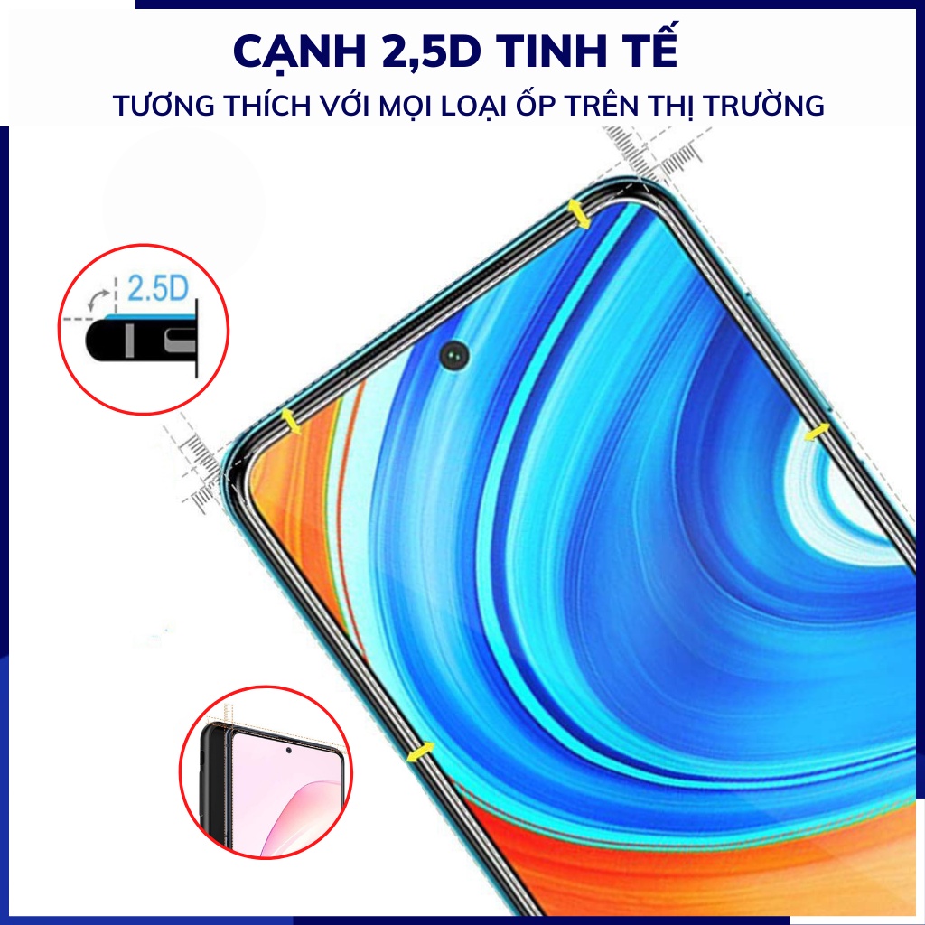 Cường lực iphone 7 ip 8 se 2020 2022 trong suốt KHÔNG FULL MÀN chống bám vân tay chính hãng GOR phụ kiện huỳnh tân store