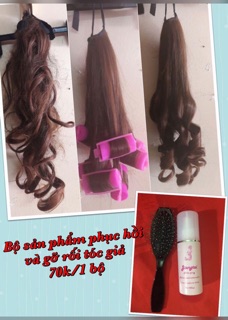 Lược + dưỡng chuyên dụng cho tóc giả