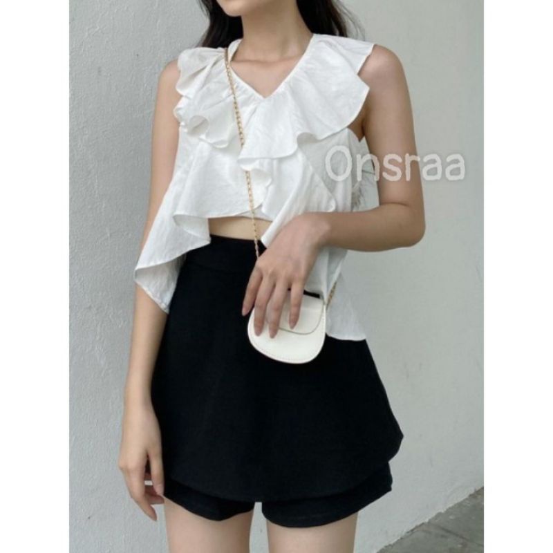 ÁO CROP KIỂU BÈO XINH ƠI LÀ XINH