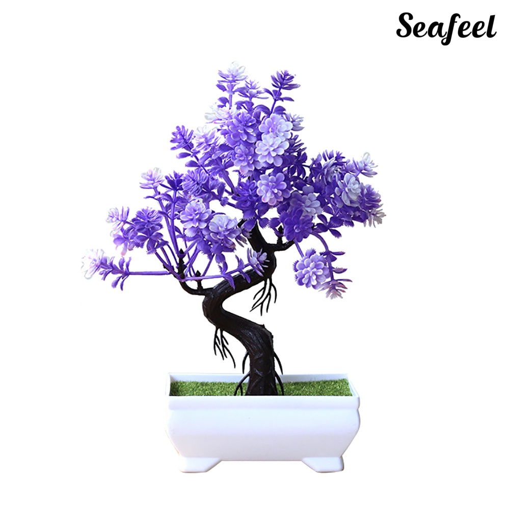 Chậu Cây Bonsai Giả Trang Trí Bàn