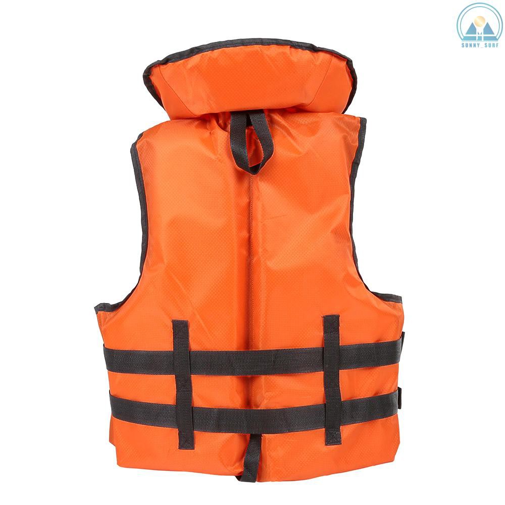 Sunny☀ Lixada Professional Polyester Adult Safety Life Jacket Survival Vest Swimming Boating Drifting with Emergency Whistle