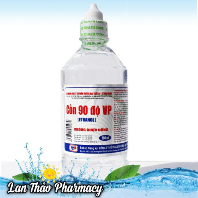 CỒN  VĨNH PHÚC 90 ĐỘ CHAI 500ML CHÍNH HÃNG GIÁ SỈ