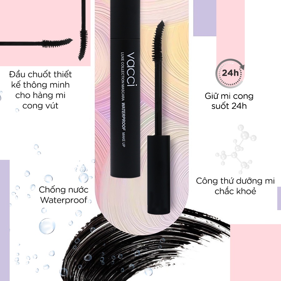 Mascara kháng nước dài mi Vacci