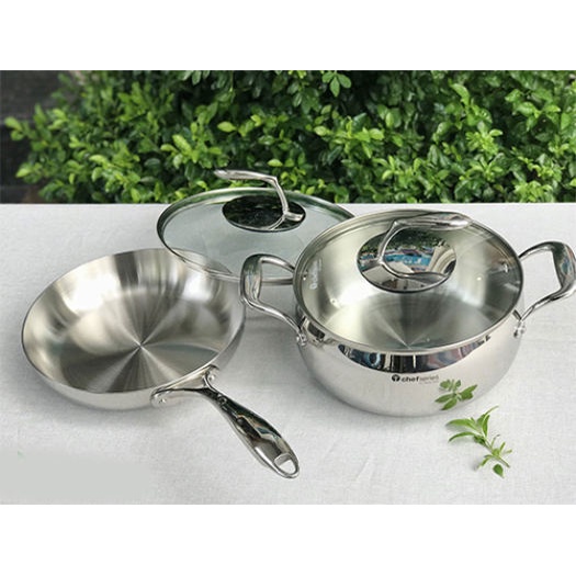 Bộ Đôi Nồi Chảo T Chef Series Perfect Set Tupperware