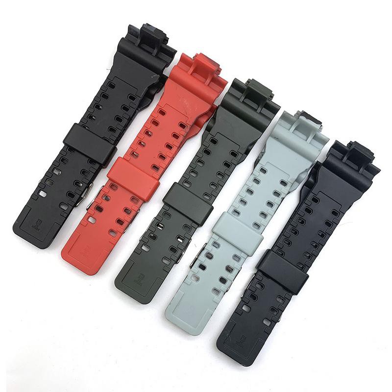 Dây đeo đồng hồ từ silicon họa tiết rằn ri thay thế cho CASIO G-Shock GA-110/ 100/ 120/ GD120