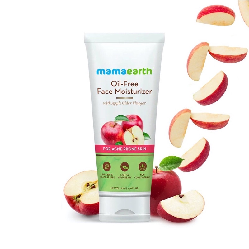 Kem dưỡng da giảm mụn, kiềm dầu từ giấm táo Mamaearth 80ml