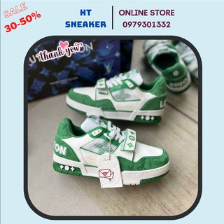 GIÀY SNEAKER LV TRAINER QUAI DÁN BẢN CAO CẤP MỚI NHẤT