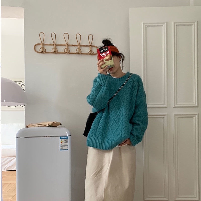 Áo len hoạ tiết thừng