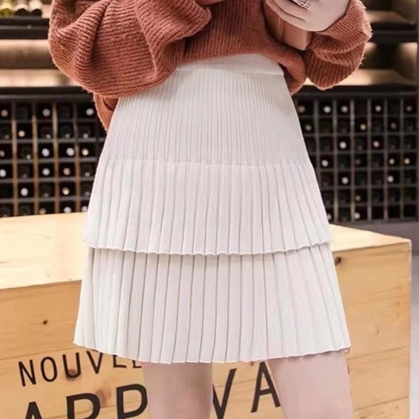 Chân váy len 2 tầng QC siêu đẹp | BigBuy360 - bigbuy360.vn
