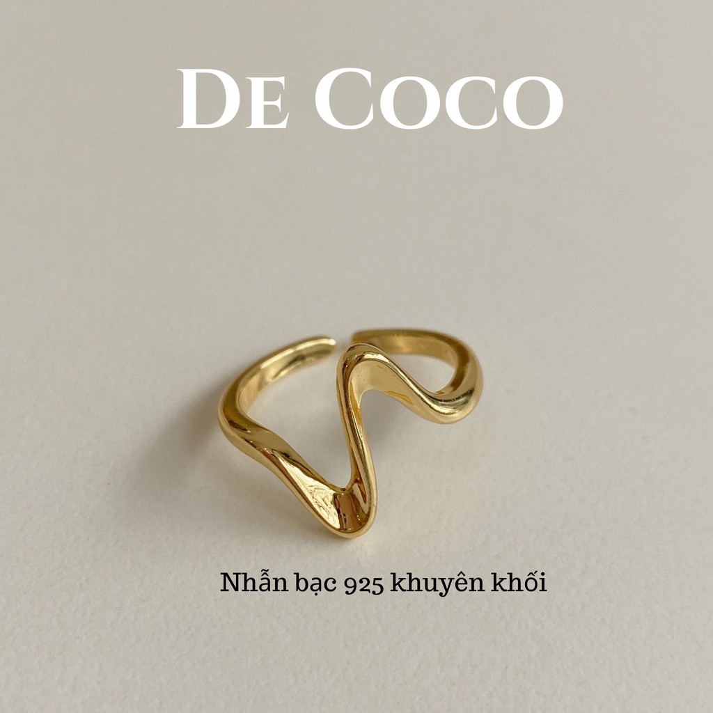 Nhẫn bạc nữ Heartbeat decoco.accessories