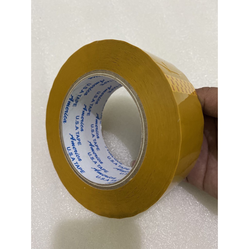 Băng keo đục 200y lõi siêu mõng 4ly 1 cây 6 cuộn