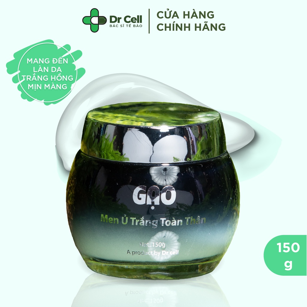 Men Ủ Trắng Da Body Gạo,Làm Mờ Các Vết Thâm Sạm DR Cell 150g