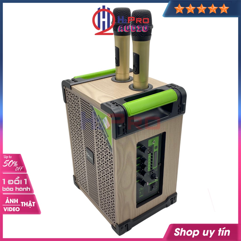 Loa karaoke di động, loa kéo bluetooth Sibee XY2208 hát karaoke cao cấp bass 20 200W, USB, thẻ nhớ, AUX - Shop H2pro