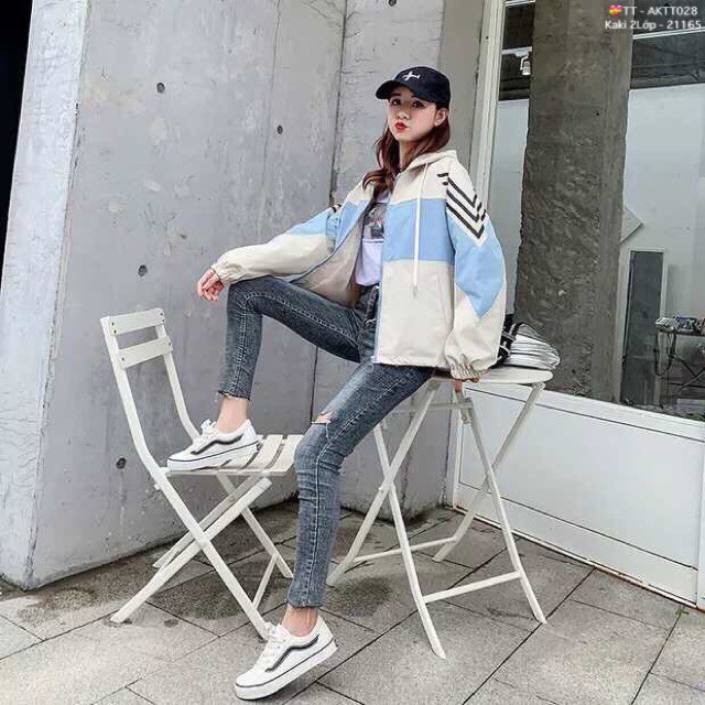 🌵 𝐓𝐡𝐞𝐔𝐥𝐳𝐳𝐚𝐧𝐠 🌵 053 Áo Khoác Bomber Kaki Phối Màu Chạy 3 Sọc (Kèm Video, Hình Thật) | BigBuy360 - bigbuy360.vn