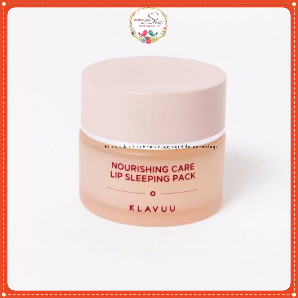 Ủ môi Klavuu - Mặt nạ ngủ môi Klavuu Nourishing Care Lip Sleeping Pack 20g