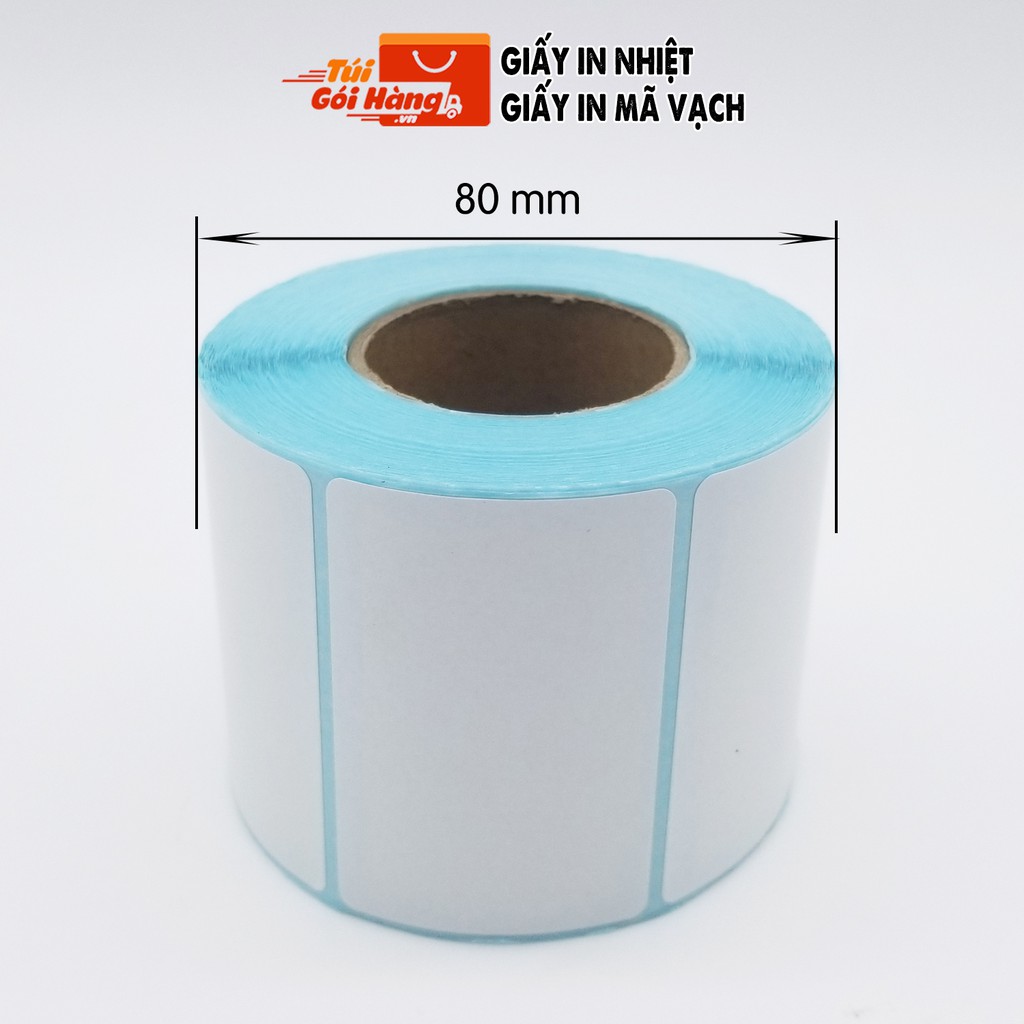 Giấy In Tem Nhiệt TUIGOIHANG Khổ 60x40mm Dạng Cuộn 600 Tem In Mã Vận Đơn Vận Chuyển Hàng