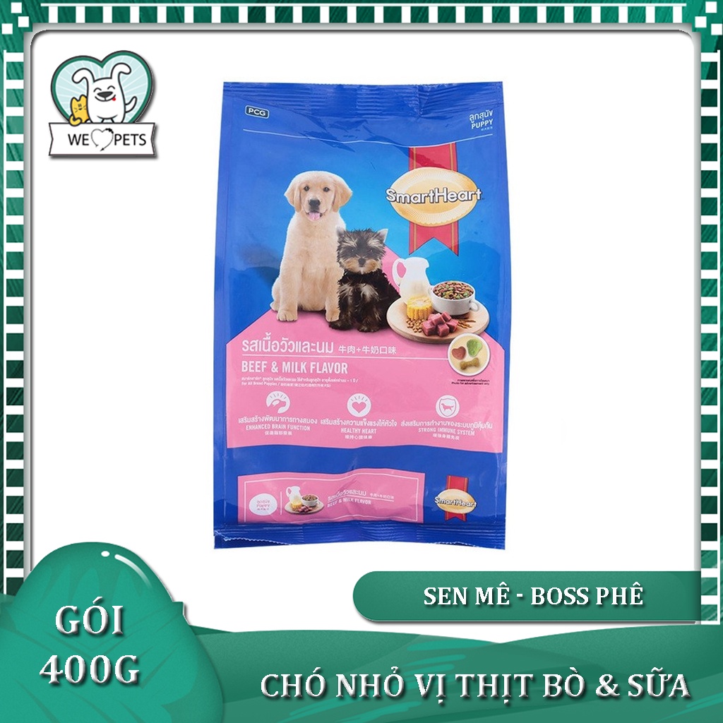 [400g] SmartHeart Thức ăn cho chó con - Lida Pet Shop