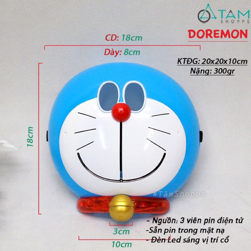 [NHỰA DÀY - AN TOÀN - KÈM PIN] Mặt nạ nhân vật hoạt hình Disney có đèn Led HLW-MN-27-3