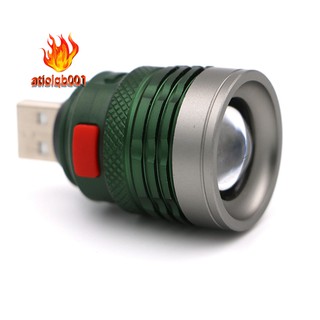 Đèn pin led mini chống nước sạc usb