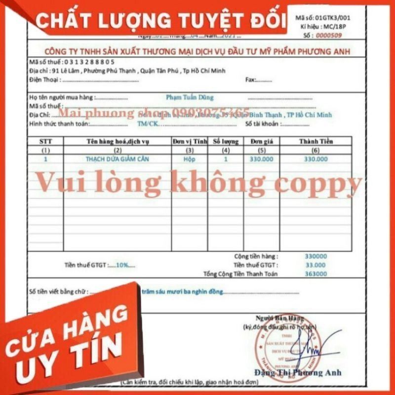 Combo THẠCH DỨA MATXI CORP CHÍNH HÃNG 1 hộp