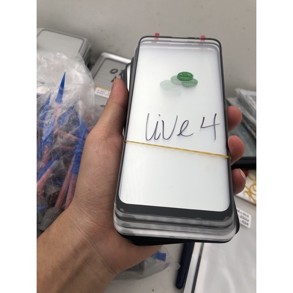 kính live4 vsmart zin, nguyên liệu ép kính, đồ kỹ thuật mobile