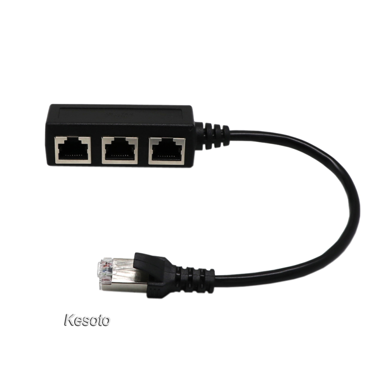 Đầu Nối Dây Mạng 3 Cổng Rj45 1 Sang 3 | BigBuy360 - bigbuy360.vn
