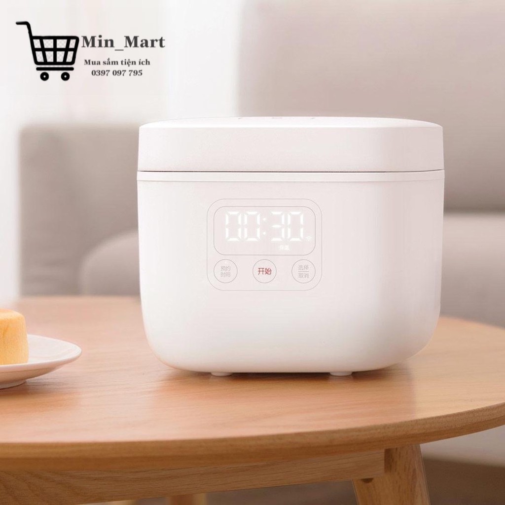 Nồi Cơm Điện Xiaomi Mini 1,6L Cao Cấp, Nồi Điện Tử Kết Nối Điện Thoại, Lòng Nồi Chống Dính,Có Cài Đặt Hẹn Giờ