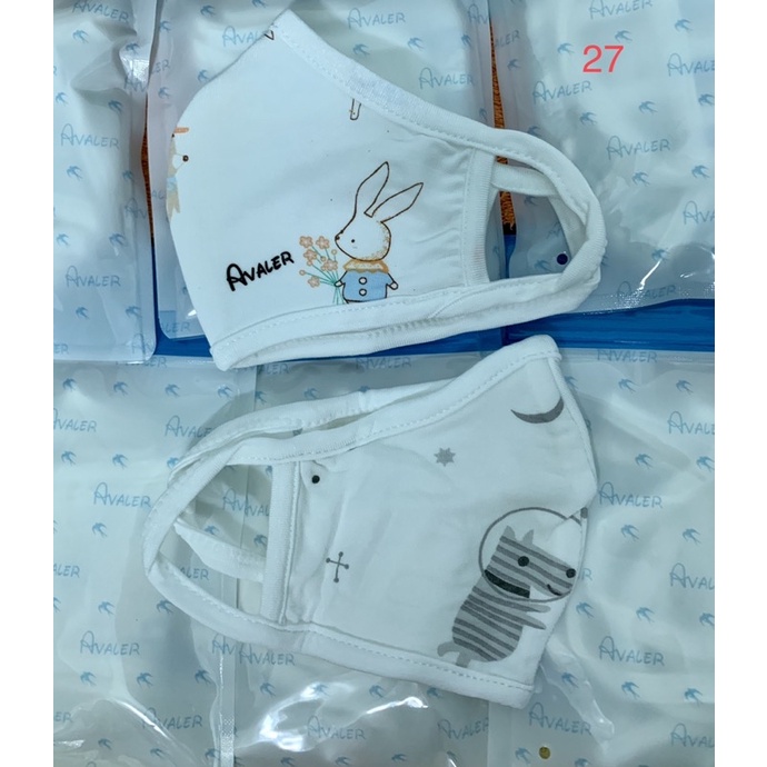 AVALER - Set 2 khẩu trang cho bé thương hiệu Avaler