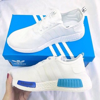 [HỘP BOX THƯỜNG] Giày Adidas NMD R1 màu trắng xanh