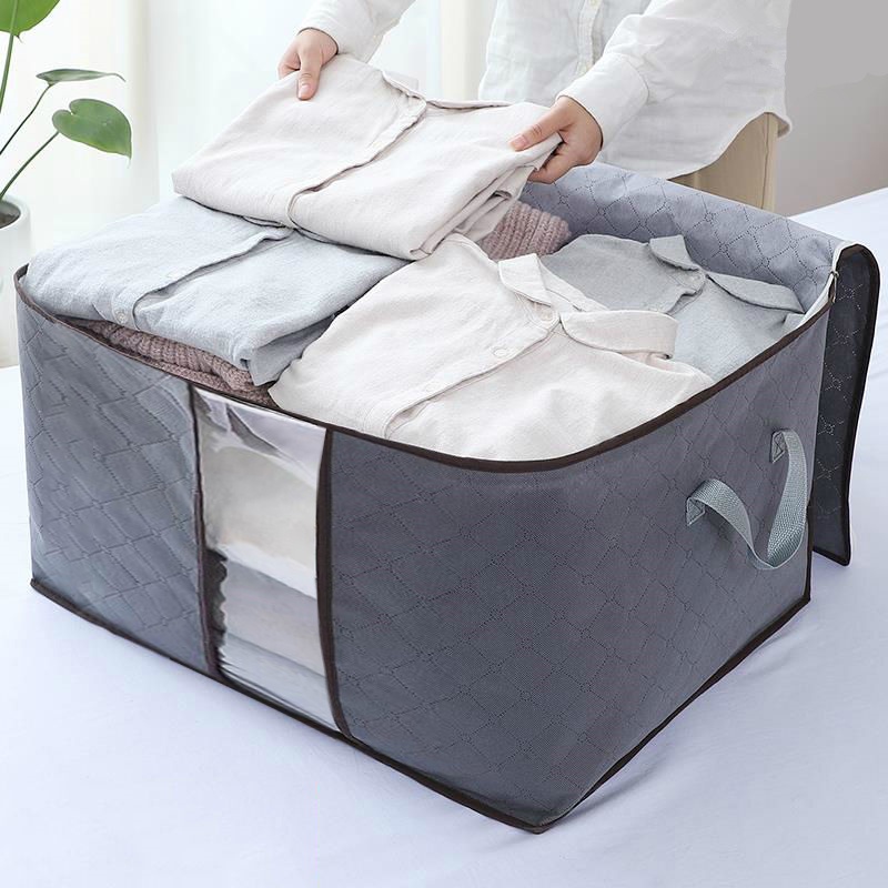 Túi Đựng Chăn Màn, Mền Gối, Quần Áo Chống Ẩm Mốc - Chất Liệu Vải Không Dệt, Không Thấm Nước, Tái Sử Dụng Nhiều Lần