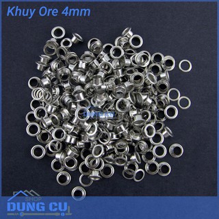 500 khoen bọc lỗ bạc 4mm 5mm 6mm