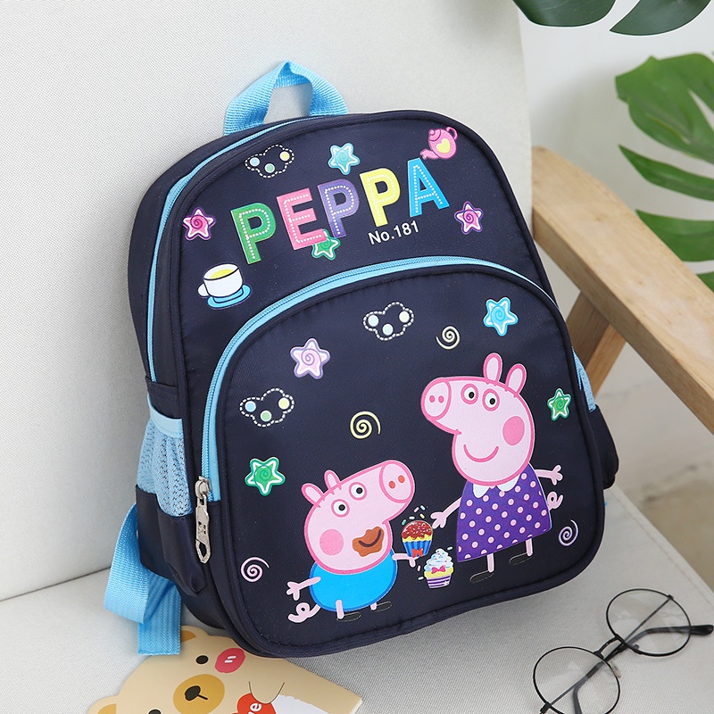 Balo Mẫu Giáo hình heo Peppa siêu cute, balo Cao Cấp cho bé gái và bé trai đi học, đi chơi