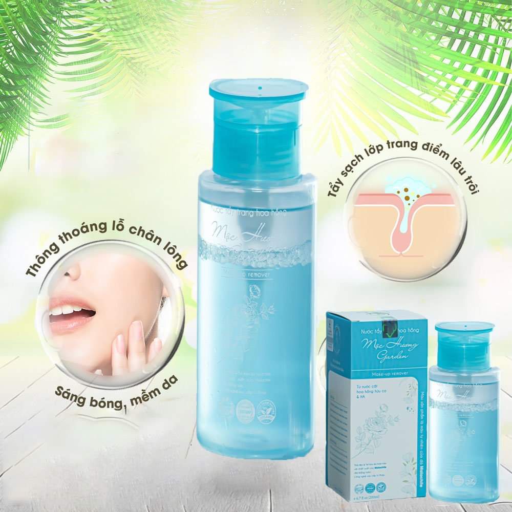 Nước tẩy trang THANH MỘC HƯƠNG làm sạch cấp ẩm mềm mịn chính hãng 200ml