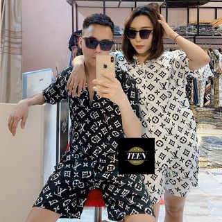 Xả hàng hè - pizama họa tiết chữ lv