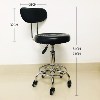 GHẾ XOAY SPA CÓ TỰA LƯNG