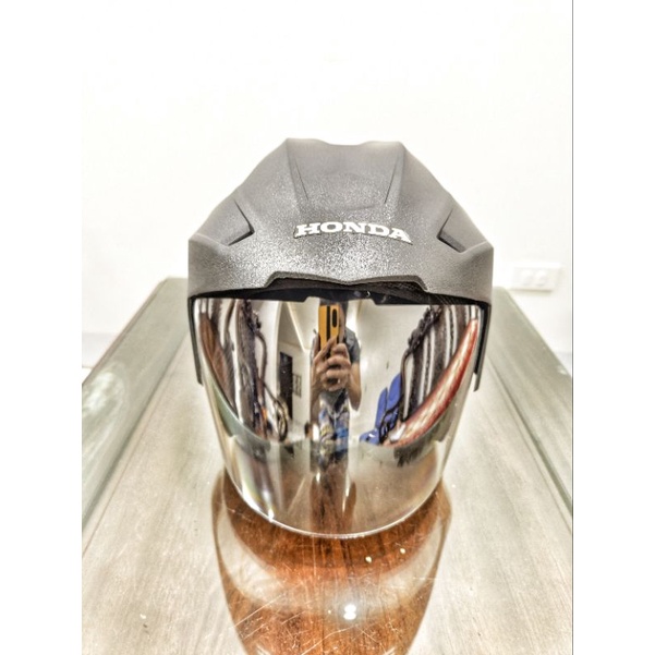 Mũ bảo hiểm xe máy Honda 3/4 nón bảo hiểm 3 4 có kính chắn gió an toàn