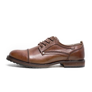 Giày da nam màu nâu REDWING FRYE, giày da tự nhiên cổ thấp TONKIN