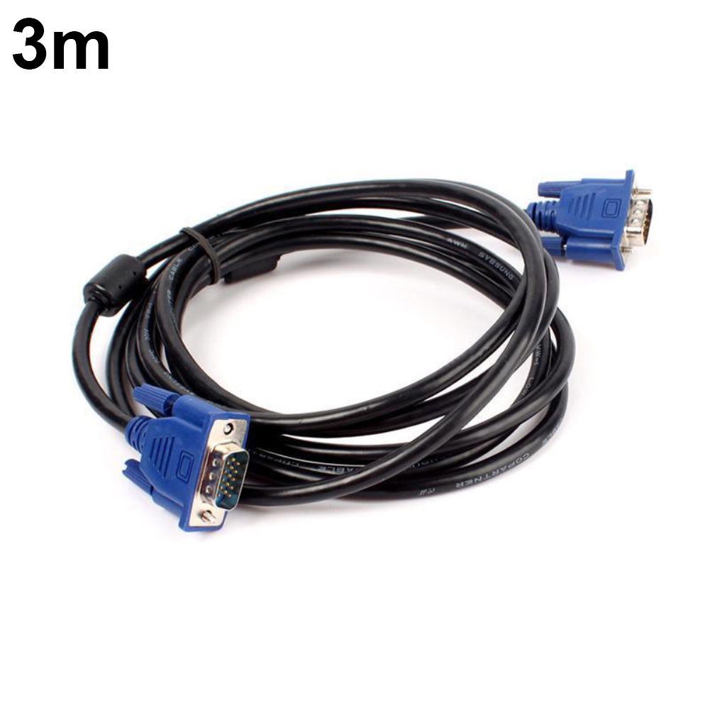 Dây Cáp Nối Dài 1.5m / 3 / 5 / 10m Vga Cho Màn Hình Máy Tính Tv